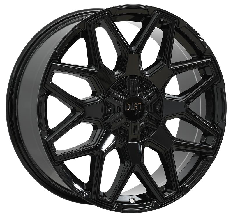 STATUSFÄLGAR D212 GLOSSBLACK 8x18 5/118-130 ET48 CB84.1