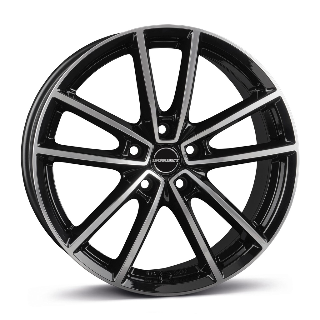 BORBET W BLACK POL GLOSS 7x17 5/112 ET44 CB66.5